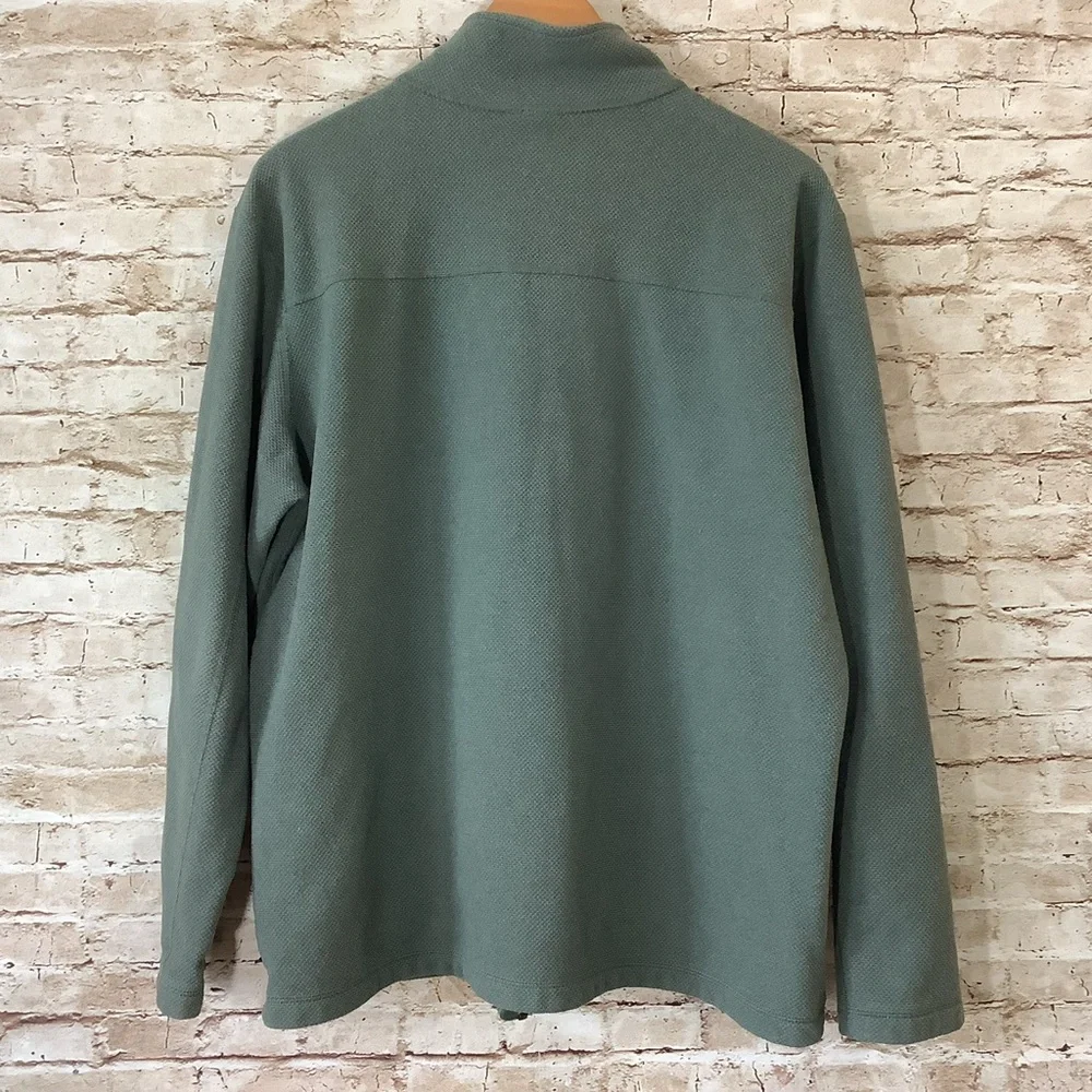 Men’s The North Face Olive Textured Full Zip-Up Jacket XL
